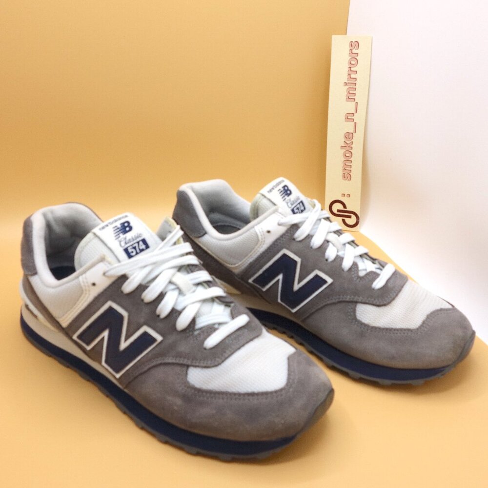 New Balance 574 Core Plus Gunmetal Grey Navy  Men's Size 9